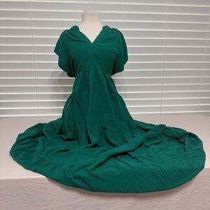 Calvin Klein Deep Green Maxi Dress